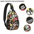 thumbnail image 2 of Minimalist Sushi Roll Shoulder Backpack Anti-Theft & Travel-Ready Crossbody Bag for Outdoor Enthusiasts & Commuters Lightweight & Stylish, 2 of 6