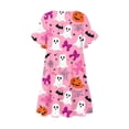 thumbnail image 4 of SELONE Sleep Shirts for Women with Pockets Plus Size Halloween Sleepshirt Cute Ghost Bow Nightshirts Soft Tank Dress, 4 of 5