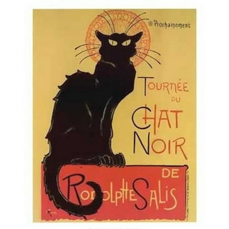 Tournee Du Chat Noir Poster Print By Theophile Alexandre Steinlen 20 X 28