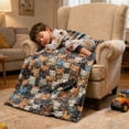 thumbnail image 6 of SLYNSHome Cute Cat Throw Blanket Super Soft Fuzzy Blanket for Couch Sofa Bed Office Cozy Washable Lightweight Blankets Throw for All Season, 6 of 7