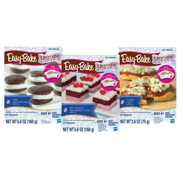 Only At Walmart Easy Bake Refill Includes Pizza, Cake, and Whoopie