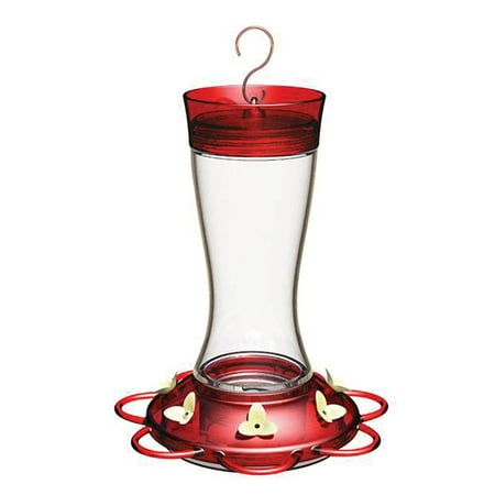 Deter Birds From Patio Garnet Hummingbird Feeder with Seven Feeding Stations, 20 Fluid Ounce Capacity, from US,Brand generic ()