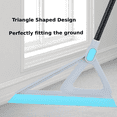 thumbnail image 3 of Juuar Squeegee Broom with 52" Long Handle, Multifunctional Silicone Broom Household Rubber Broom for Pet Hair, Glass, Windows, Floor, Blue, 3 of 7