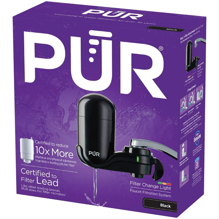 PUR Faucet Water Filter, FM-2000B, Black PUR Faucet Water Filter, FM-2000B, Black