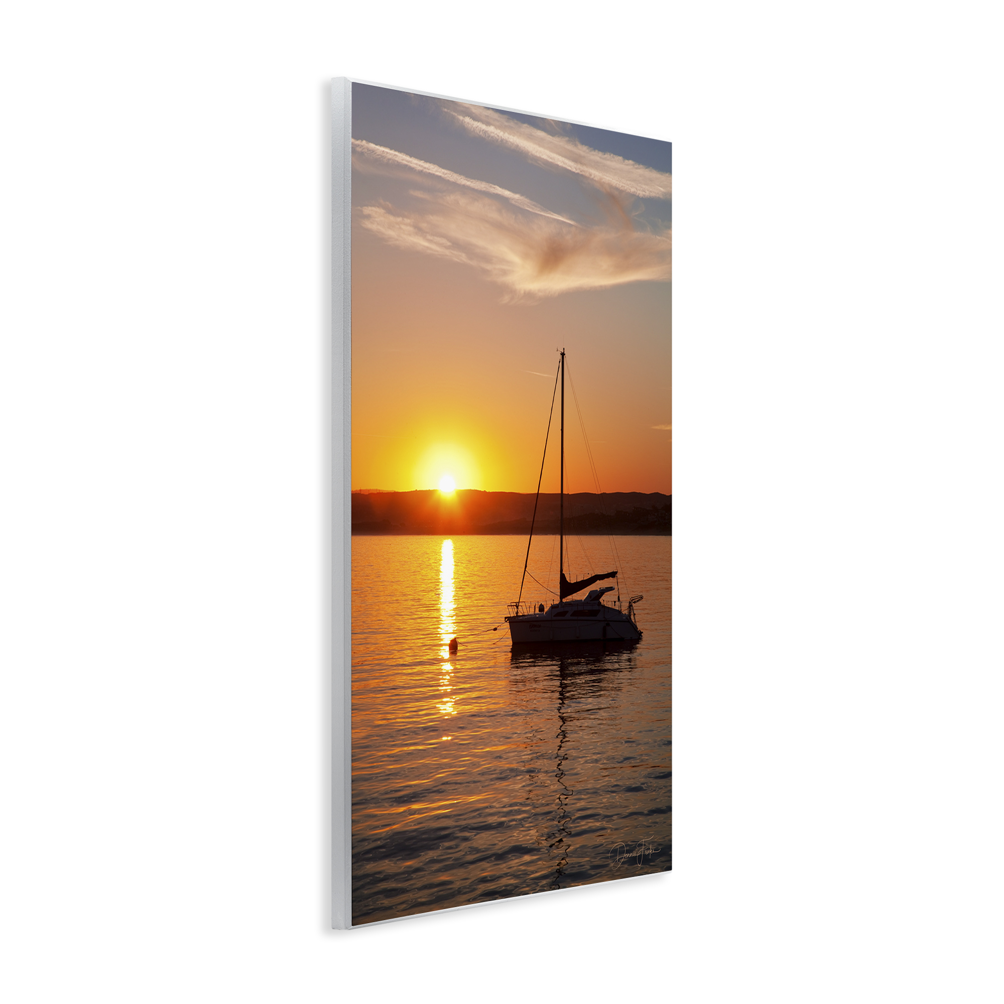 Stupell Industries Boat Ride at Sunset Landscape Photography Unframed Art Print Wall Art, 10 x 15