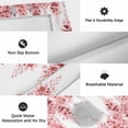 thumbnail image 6 of Red Wisteria Outdoor Rug for Patio/Deck/Porch, Non-Slip Large Area Rug 5 x 7 Ft, Sprinng Summer Pastoral Flowers Botanical Indoor Outdoor Rugs Washable Area Rugs, Reversible Camping Rug Carpet Runner, 6 of 8