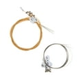 thumbnail image 2 of Miangastore Harp Strings Replacement Copper Silver 1 Set 21 Strings Per Set 55x0.3cm, 2 of 8