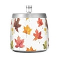 thumbnail image 7 of Yayeee Ashtray with Lid for Cigarette Smokeless Stainless Steel Home Ash Holder, White Autumn Leaves, 7 of 7
