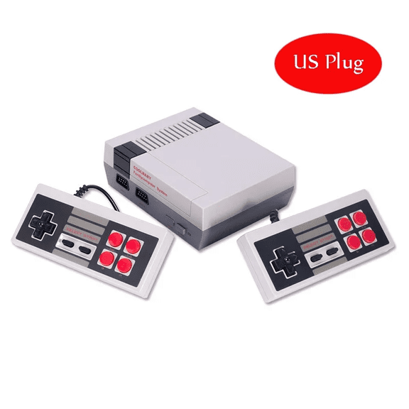 Plug & Play Retro Game Console With HDMI, Mini TV Gaming System Built-in 620 Classic 8-Bit Games, 2 Wired Controllers For 2 Players, Family Entertainment Player For Modern TV,US Plug-620 Games