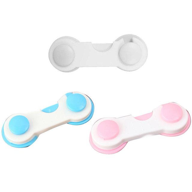20PCS Cerradura de seguridad para bebés Fácil de instalar Cerradura anti-pellizcos Seguridad para bebés (Rosa) Tmvgtek Para estrenar