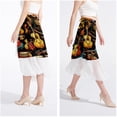 thumbnail image 4 of Musical Instrument Chiffon Beach Dresses for Women, Summer Strappy Polyester Beach Dress, 4 of 6