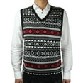 thumbnail image 5 of Blue Ocean Mens Jacquard Sweater Vest (sv-670), 5 of 5