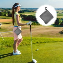 Microfiber Golf Towel with Carabiner Clip for Golf Bag Belt Loop, Super Absorbent, Quick-Dry, Golf Cleaning Towel for Golf Ball Club Putter Iron
