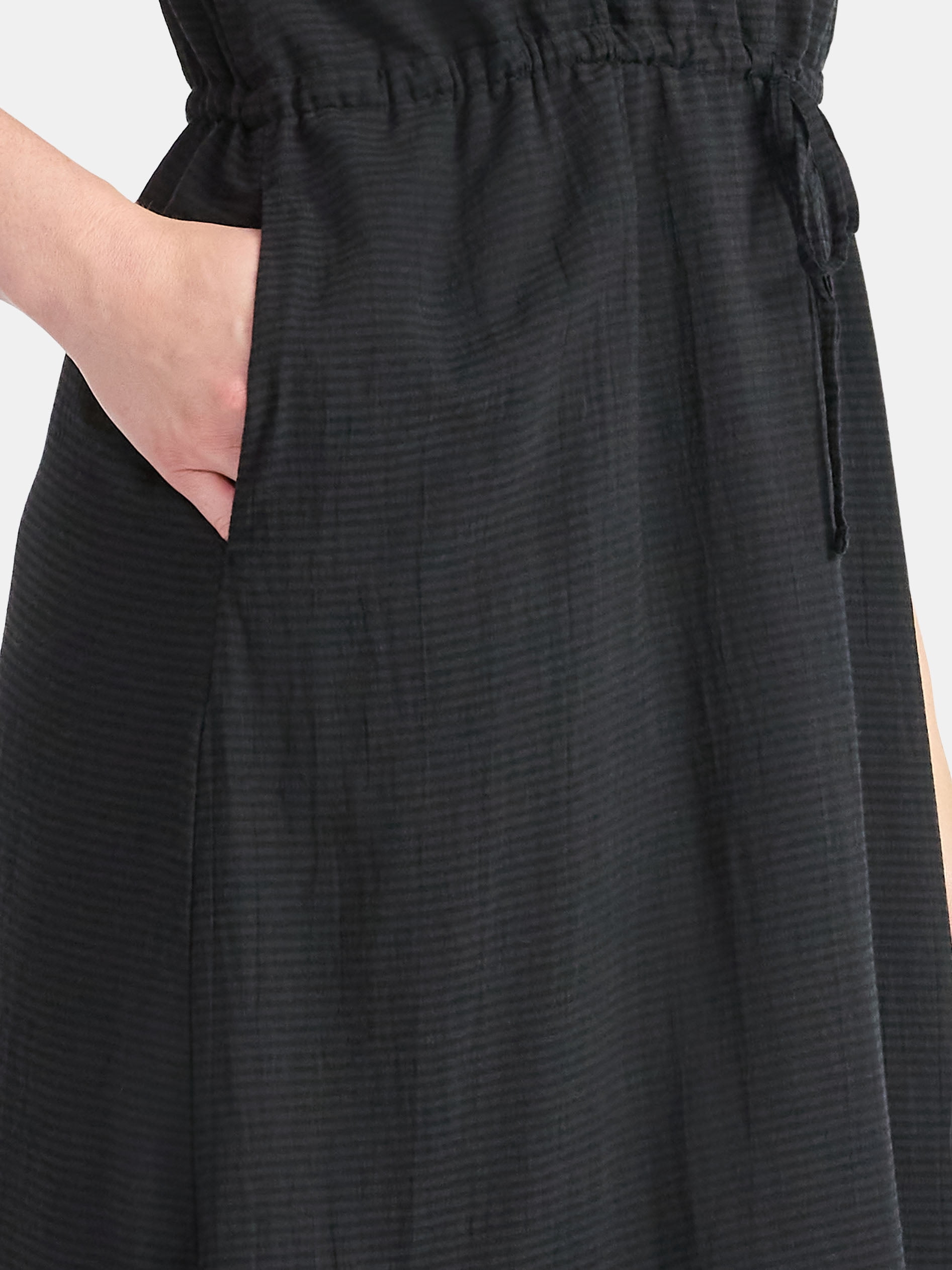 Time and Tru Women's Sleeveless Tiered Midi Dress, Sizes XS-XXXL