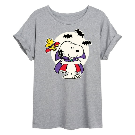 Peanuts - Snoopy Vampire Glow In The Dark - Women's Oversized T-Shirt