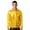Yellow, variant on Men's Shiny Sequins Design Silk Like Satin Button Up Disco Party Dress Shirts Dance Costume Yellow 170