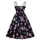 thumbnail image 4 of Vestido ajustado sin mangas con cordones y estampado floral sexy para vacaciones de moda para mujer Pompotops  ghjkhdj19441, 4 of 8