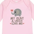 thumbnail image 4 of Inktastic Aunt and Uncle Love Me Nephew Boys or Girls Long Sleeve Baby Bodysuit, 4 of 5