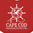thumbnail image 4 of Inktastic Cape Cod Massachusetts Nautical Boys or Girls Baby Bib, 4 of 4