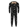 thumbnail image 6 of Aofany Family Matching Christmas Pajamas Set Reindeer Onesies Hood Sleepwear for Family Member, 6 of 7
