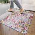 thumbnail image 4 of Pioneer Flower Floral Print Pattern Door Rugs,Washable Non Slip Door Mats Indoor,Decorative Door Mats,Entry Mat Indoor for Entrance,Bedroom,Kitchen,Bathroom,17"x30", 4 of 6