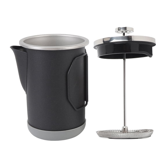 BIMZUC 304 Stainless Steel Portable French Press 1000ml Hand‑Brewed Coffee & Tea Mug – Durable, Multi‑Use, Travel‑Ready