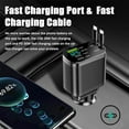 thumbnail image 2 of 5 In 1 Retractable Car Charger Adapter, Pd 30W Usb C Port And Usb Fast Charging, Universal For Phones Tablets And More Always Within Arm's Reach, 2 of 8