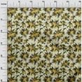 thumbnail image 3 of oneOone Cotton Poplin Twill Light Yellow Fabric Floral Fabric For Sewing Printed Craft Fabric By The Yard 56 Inch Wide, 3 of 4