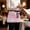 Blush Pink, Rose, Dusty Pink, White, variant on Vintage Lavender Waitress Apron with 3 Pockets, Farmhouse Florals Leaf Coastal Home Sweet Server Aprons Waterproof Kitchen Restaurant Half Waist Apron for Men Women