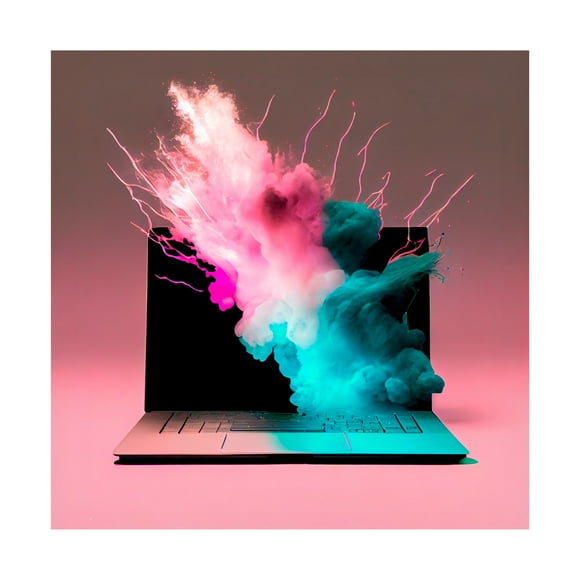 Canvas Wall Art - Sasha 'Power Up' Wall Art for Living Room, Bedroom, or Office Décor by Trademark Fine Art - 14 x 14 Inches