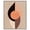Silver Frame, variant on Compass Canvas Modern Midcentury by Art Remedy, Gallery Wrapped, 30" x 36"