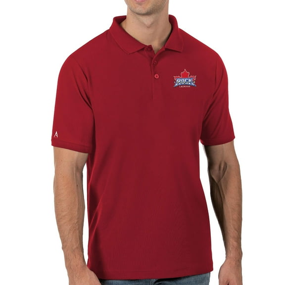 Men's Antigua Red Toronto Rock Legacy Pique Polo