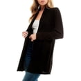 thumbnail image 4 of Mint Plus Pink- Women's Casual Lightweight Open Front Cardigans with Pockets and Soft Basic Drape Long Sleeve Sweater, 4 of 5