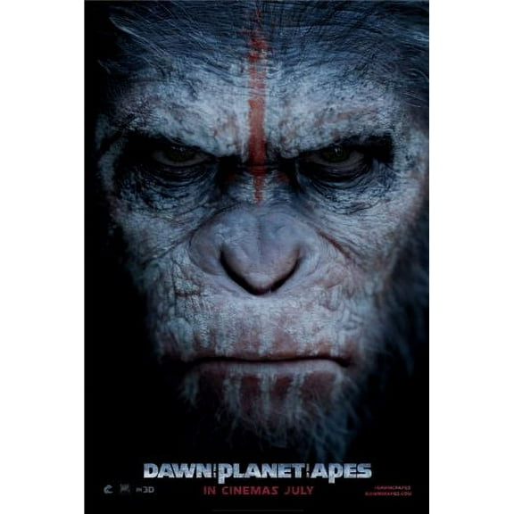 Bad Dog Posters Dawn Of The Planet Apes Movie Poster 11Inx17In Mini Poster 11x17 Poster Color Category: Multi, Unframed, Ages: Adults, Rectangle
