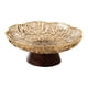 thumbnail image 4 of Cuenco decorativo con pedestal, cesta para frutas, organizador de contenedores, pedestal extraíble, soporte para alimentos y verduras, bandeja de Oro, 4 of 8