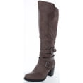 thumbnail image 1 of Style & Co. Womens Jomaris WC Leather Wide Calf Riding Boots, 1 of 2