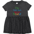 thumbnail image 3 of Inktastic My Great Aunt Loves Me Girls Baby Dress, 3 of 5