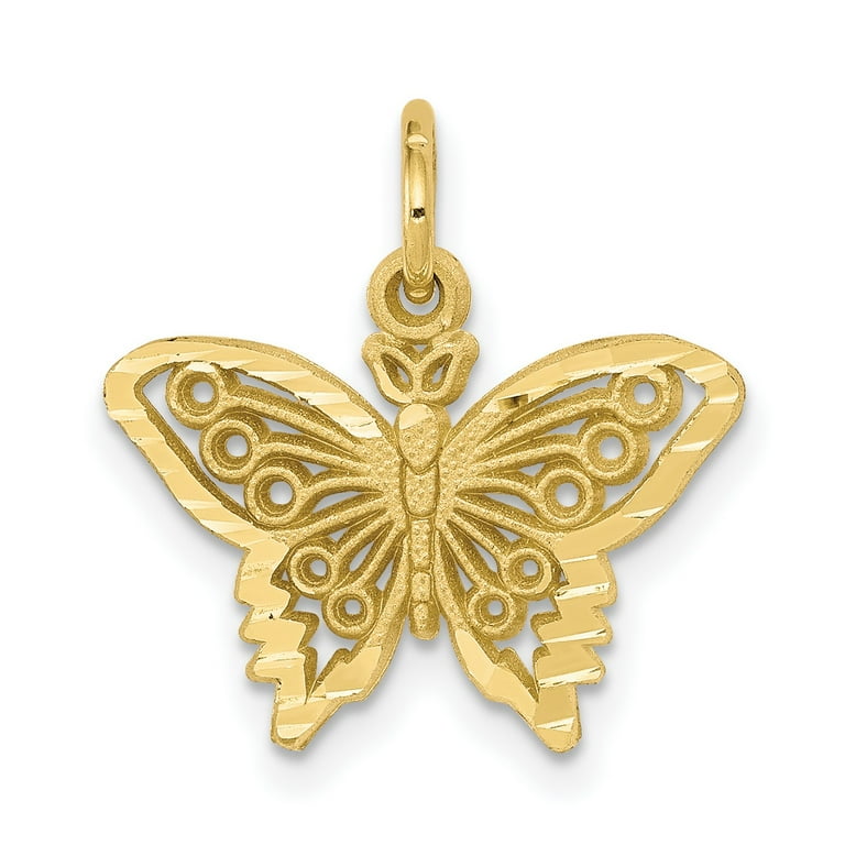 10k gold butterfly sale pendant