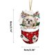 thumbnail image 2 of Ganfancp Divertidos Adornos para El Árbol de Navidad, Aptos para Perros - Regalos para Amantes de Los Perros - Decoraciones Navideñas - Adorables Medias para El Árbol de Navidad de Perros Artículos E, 2 of 2