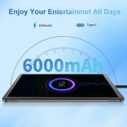 Tablet 10 inch Android 14 Tablets, 6GB RAM 64GB ROM 1TB Expand, Octa-core Processor, 1280x800 LCD Touch Screen, WiFi 6, Dual Camera, BT5.0, 6000mAh Battery