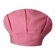 thumbnail image 1 of Accesorios para gorros de chef para hombres y mujeres, hechos de algodón, fáciles de cuidar, versátiles. Rosa, 1 of 9