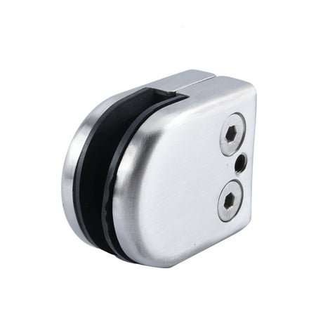 

1Pc/4Pc Stainless Steel Flat Round Holder Glass Clamp Bracket For Balustrade