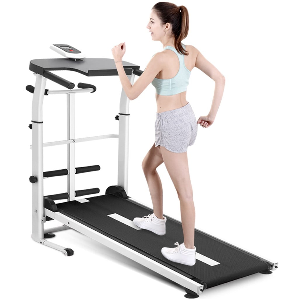 3-in-1 Walking Manual Machine Overall To Partial Exercise Fitness W/Supine Board 