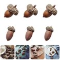thumbnail image 3 of 6pcs Natural Acorns Dried Flowers Room Decoration Photography Props Table Decor, 3 of 8