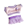 thumbnail image 4 of Conjunto de ropa para muñecas de 17 cm, bonito traje para muñecas, accesorios para muñecas, ropa, disfraces, suéteres para muñecas, regalos para niñas púrpura, 4 of 7