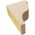 thumbnail image 6 of 2"W x 4"D x 6"H Classic Garner Rough Cedar Woodgrain TimberThane Corbel, Primed Tan, 6 of 6