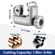 thumbnail image 4 of Juego de cortatubos WORKPRO de 3 piezas con tapa de corte de 1/8» -1-1/4», 4 of 7