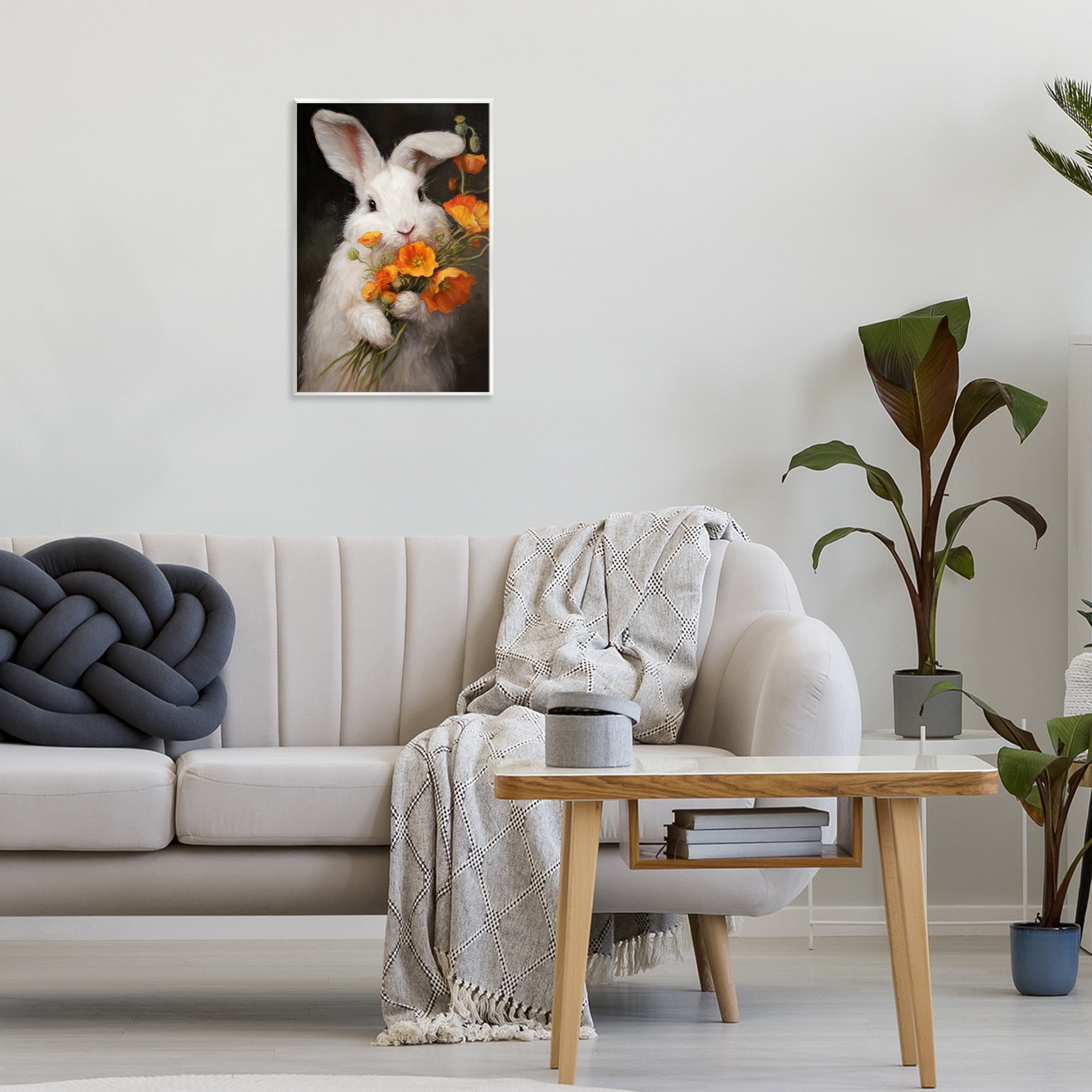 Stupell Industries Floppy Loves Her Poppies Wall Plaque Art, design by Tina LeCour