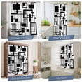 thumbnail image 5 of Black Grey Geometric Waterproof Shower Curtain, Large 72"x84" Washable Polyester Fabric Shower Curtains for Bathroom, Modern Abstract Art White Decorative Bathtub Curtain Sets with Hooks, 5 of 9