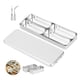 thumbnail image 5 of Caja de desinfección Dental de 4 rejillas, esterilización a alta temperatura, herramienta de cuidado bucal, color blanco plateado, 5 of 12